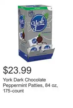 Costco York Dark Chocolate Peppermint Patties, 84 oz, 175-count offer