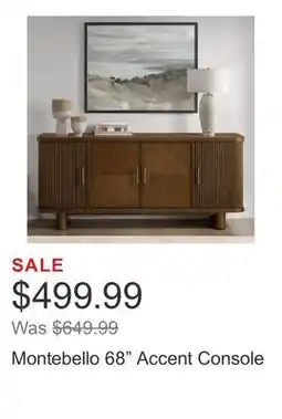 Costco Montebello 68 Accent Console offer