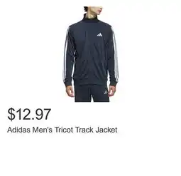Costco Adidas Men's Tricot Track Jacket offer