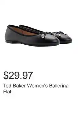 Costco Ted Baker Women's Ballerina Flat offer