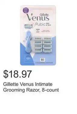 Costco Gillette Venus Intimate Grooming Razor, 8-count offer