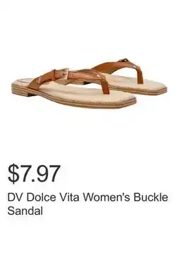 Costco DV Dolce Vita Women's Buckle Sandal offer