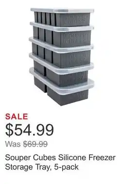 Costco Souper Cubes Silicone Freezer Storage Tray, 5-pack offer