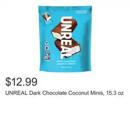 Costco UNREAL Dark Chocolate Coconut Minis, 15.3 oz offer