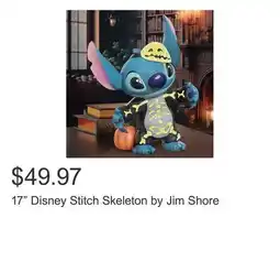 Costco 17 Disney Stitch Skeleton by Jim Shore offer