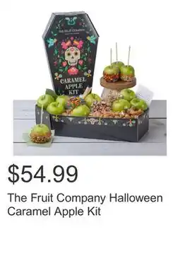 Costco The Fruit Company Halloween Caramel Apple Kit offer