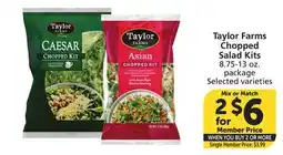 Vons Taylor Farms Chopped Salad Kits offer