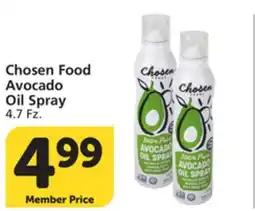 Vons Chosen Food Avocado Oil Spray offer