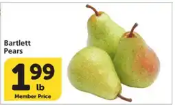 Vons Bartlett Pears offer