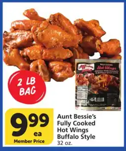 Vons Aunt Bessie's Fully Cooked Hot Wings Buffalo Style offer