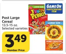 Vons Post Large Cereal offer