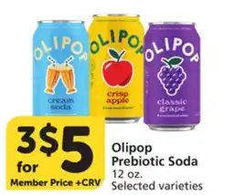 Vons Olipop Prebiotic Soda offer