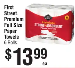 Smart & Final First Street Premium Full Size Paper Towels offer