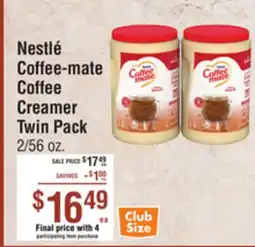 Smart & Final Nestlé Coffee-mate Coffee Creamer Twin Pack offer