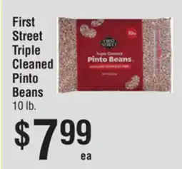 Smart & Final First Street Triple Cleaned Pinto Beans offer