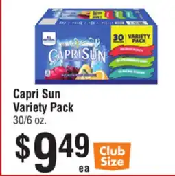 Smart & Final Capri Sun Variety Pack offer