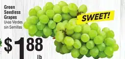 Smart & Final Green Seedless Grapes offer