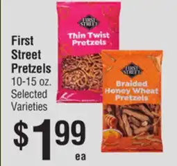 Smart & Final First Street Pretzels offer