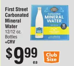 Smart & Final First Street Carbonated Mineral Water offer