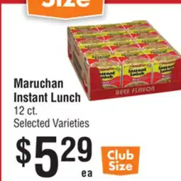 Smart & Final Maruchan Instant Lunch offer