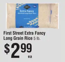 Smart & Final First Street Extra Fancy Long Grain Rice offer