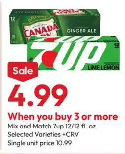 Stater Bros Mix and Match 7up offer