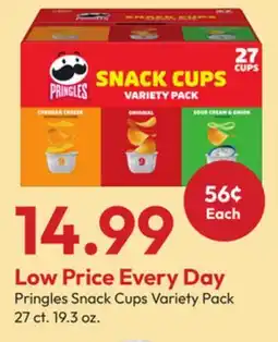 Stater Bros Pringles Snack Cups Variety Pack offer