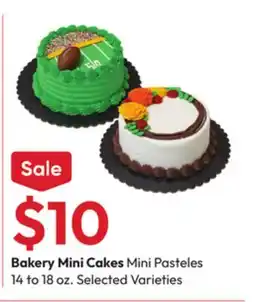 Stater Bros Bakery Mini Cakes offer