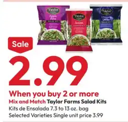 Stater Bros Taylor Farms Salad Kits offer