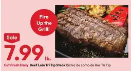 Stater Bros Cut Fresh Daily Beef Loin Tri Tip Steak offer