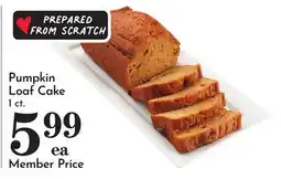 Pavilions Pumpkin Loaf Cake offer