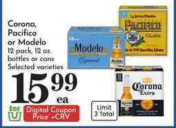 Pavilions Corona, Pacifico or Modelo offer