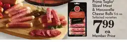 Pavilions Primo Taglio Sliced Meat & Mozzarella Cheese Rolls offer