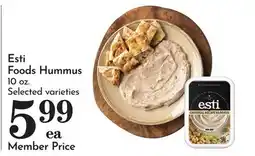 Pavilions Esti Foods Hummus offer