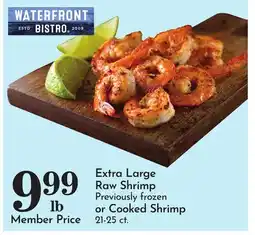 Pavilions Extra Large Raw Shrimp or Cooked Shrimp offer