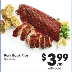 Ralphs Pork Back Ribs offer