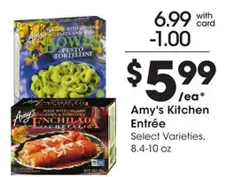 Ralphs Amy's Kitchen Entrée offer