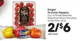 Ralphs Kroger Tri-Color Peppers offer
