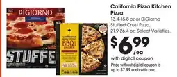 Ralphs California Pizza Kitchen Pizza offer