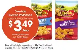 Ralphs Ore-Ida Frozen Potatoes offer