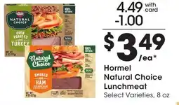 Ralphs Hormel Natural Choice Lunchmeat offer