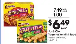 Ralphs José Ole Taquitos or Mini Tacos offer