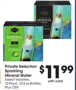 Ralphs Private Selection Sparkling Mineral Water offer