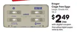 Ralphs Kroger Cage Free Eggs offer