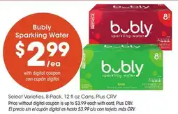 Ralphs Bubly Sparkling Water offer
