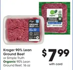 Ralphs Kroger 90% Lean Ground Beef offer