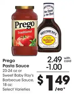 Ralphs Prego Pasta Sauce offer
