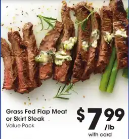 Ralphs Grass Fed Flap Meat or Skirt Steak offer