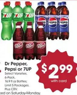 Ralphs Dr Pepper, Pepsi or 7UP offer