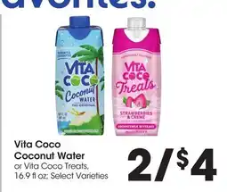 Food 4 Less Vita Coco Coconut Water or Vita Coco Treats offer